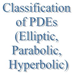 2. Classification of PDEs (Elliptic, Parabolic, Hyperbolic)